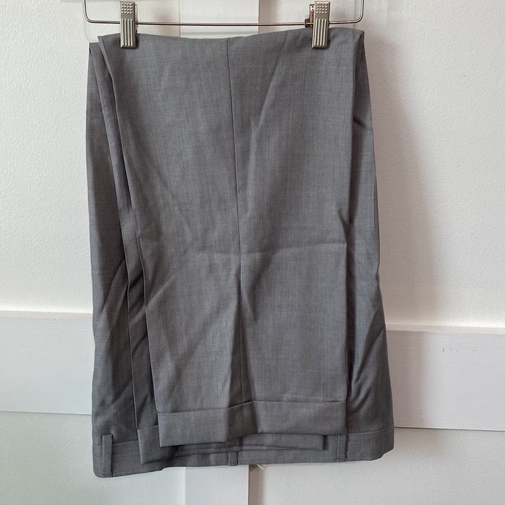 35 x 26 Jos. A. Bank gray dress slacks - Picture 2 of 5